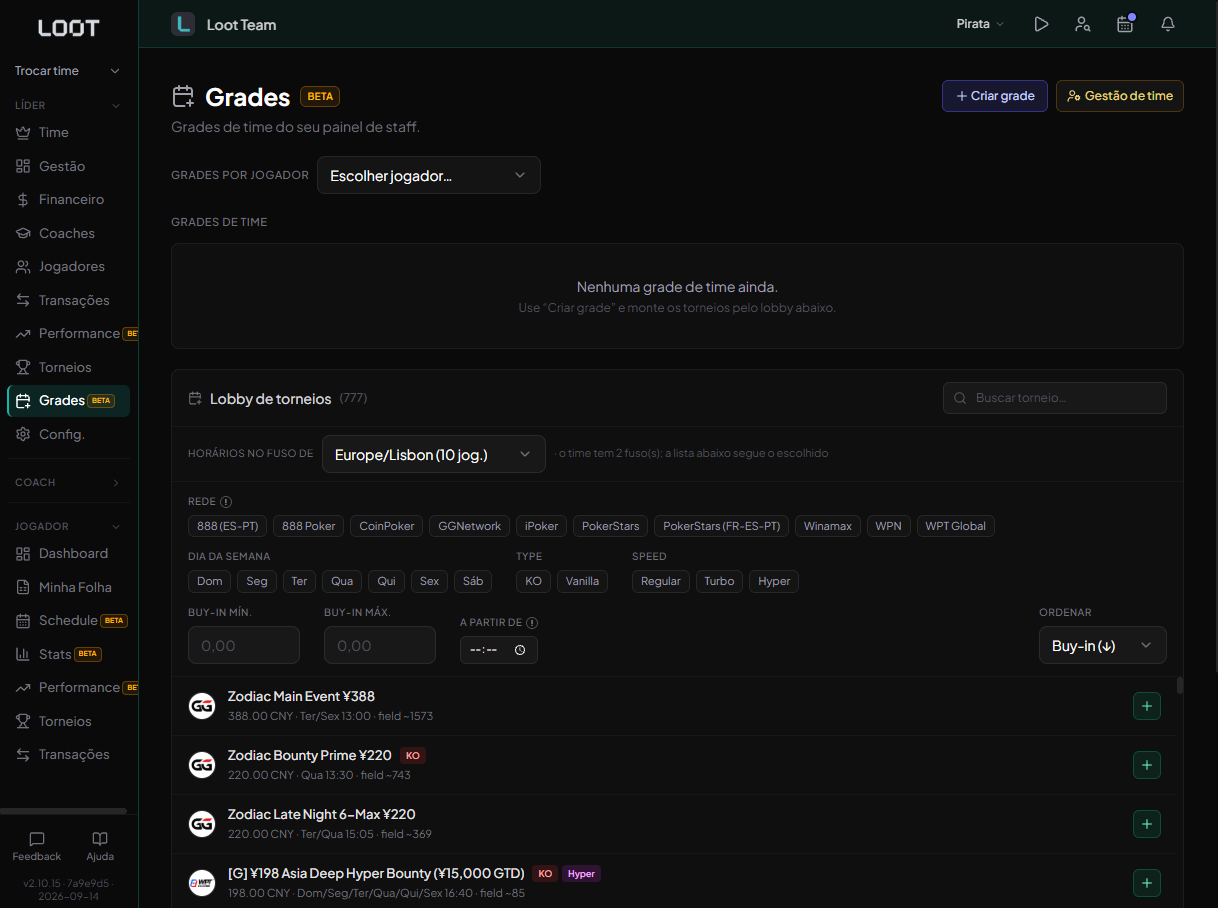 Grades no Loot